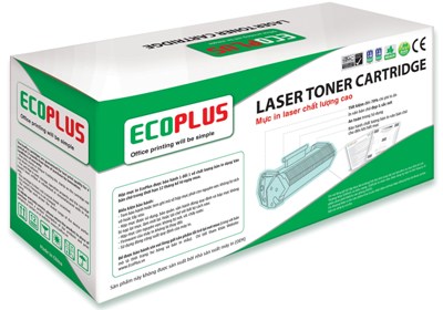 Mực in EcoPlus 05A, Laser trắng đen dùng cho máy in hp